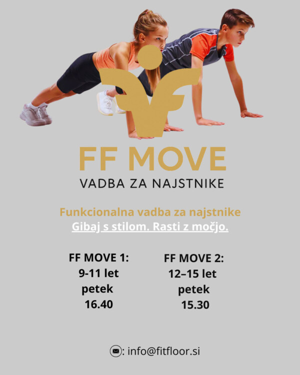 Fit floor FF move vadba za otroke in najstnike