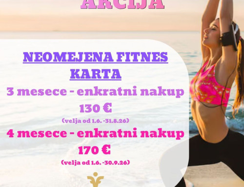 Fit poletje in poletna fitnes akcija