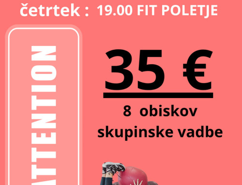 Avgust v Fit Flooru. Poletna akcija skupinskih vadb!