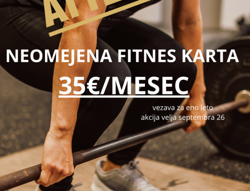 Nova sezona, nova energija – vadbe že od 1. septembra